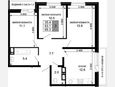 3-комнатная квартира, 63.10 м², 16/16 этаж фото 0