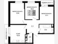 3-комнатная квартира, 63.10 м², 16/16 этаж фото 0