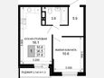 2-комнатная квартира, 36.50 м², 7/16 этаж фото 0