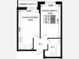 2-комнатная квартира, 37.90 м², 2/16 этаж фото 0