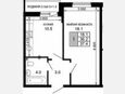 1-комнатная квартира, 36.20 м², 2/16 этаж фото 0