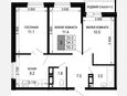 3-комнатная квартира, 54 м², 10/16 этаж фото 0