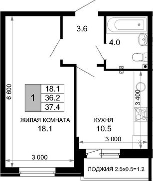 1-комн. квартира фото 0