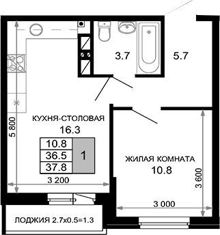 2-комн. квартира фото 0