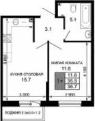2-комн. квартира фото 0