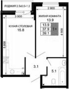 2-комн. квартира фото 0