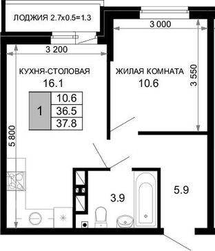 1-комн. квартира фото 0