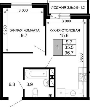1-комн. квартира фото 0