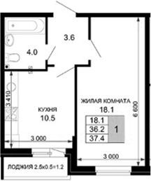1-комн. квартира фото 0